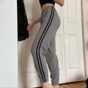 brandy stripped joggers